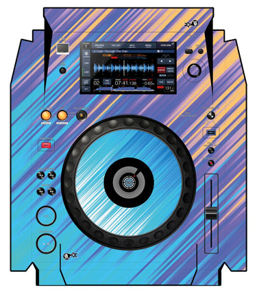 Pioneer DJ XDJ 1000 Skin Stripes